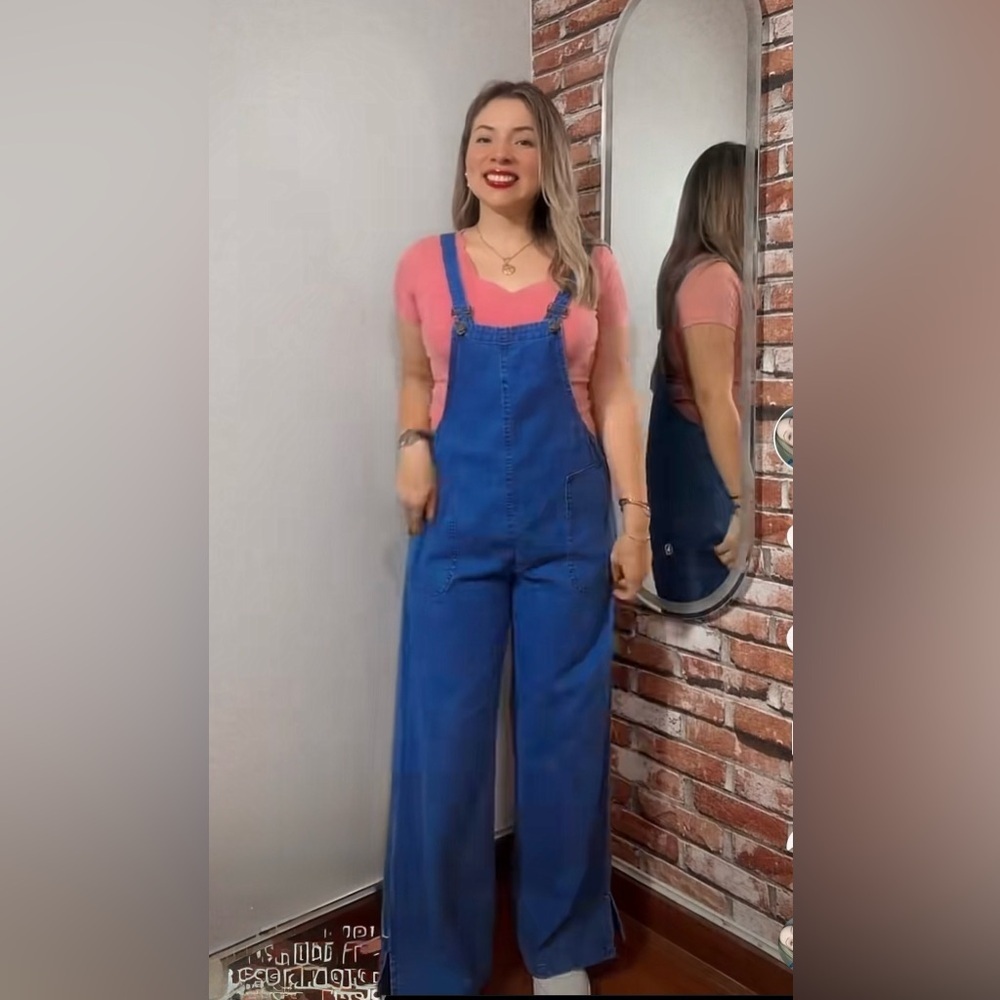 Women's Blue Denim overalls Jeans